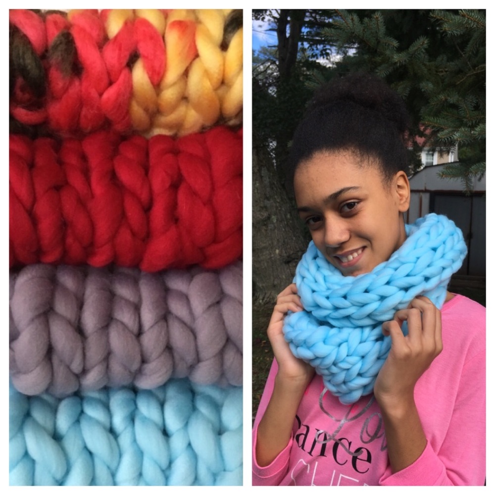 Handknit Infinity Scarf 🎉HP!🎉